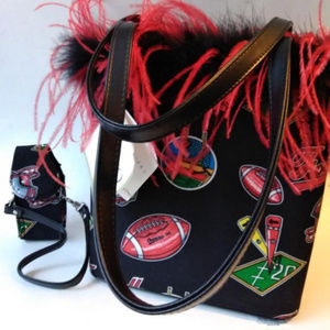 Football Lovers Bucket Pocketbook & Pouch Set